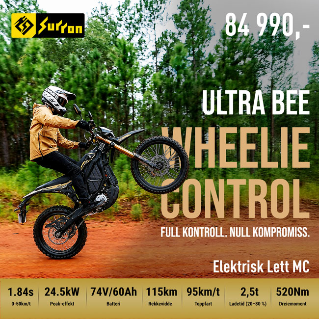 Surron Ultra Bee HP 26 Elektrisk Lett MC